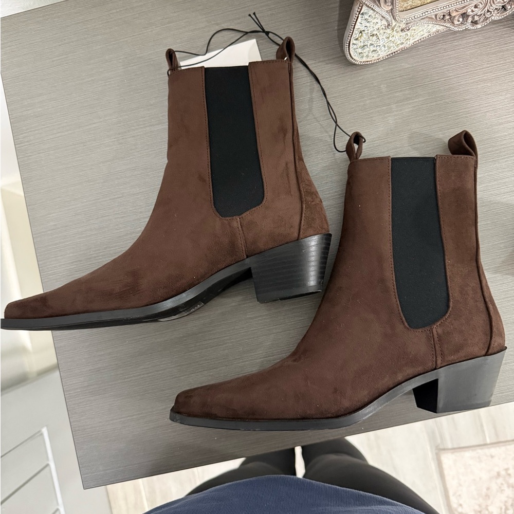 H&M Dark Brown Ankle Boots
